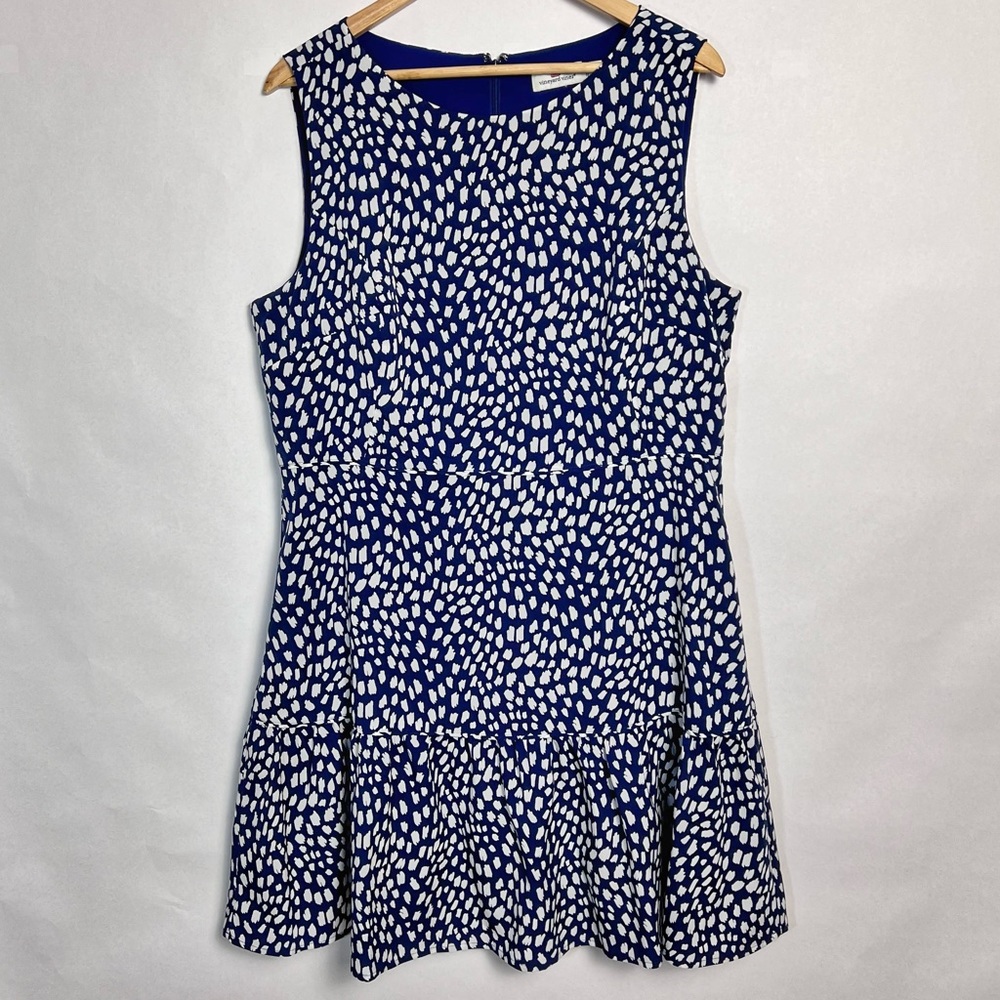 Vineyard Vines Painted Dots Sleeveless Dress Women’s Size 16